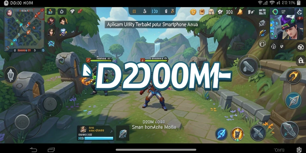 Tampilan antarmuka D200M yang sederhana dan intuitif.