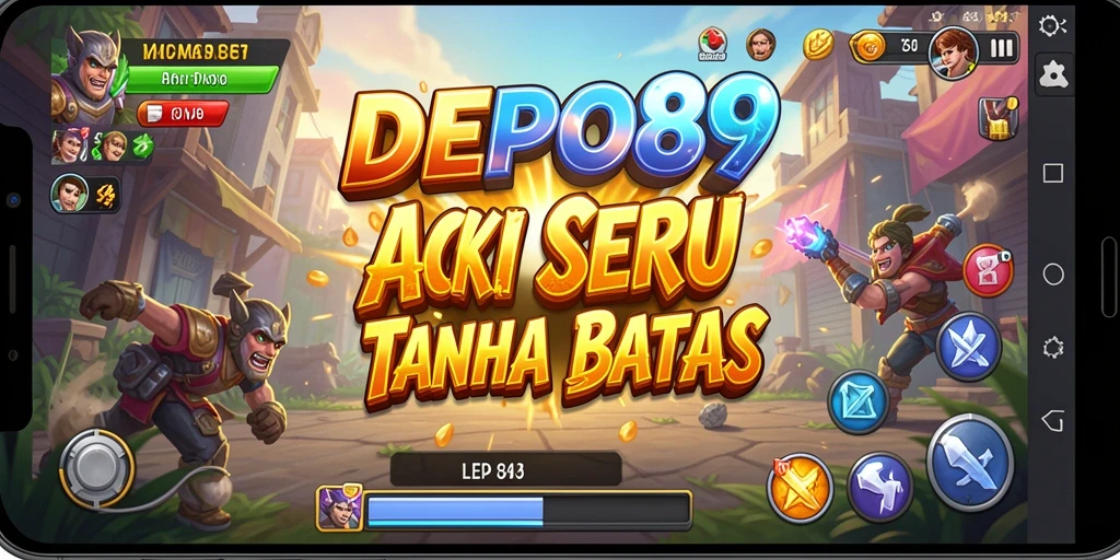 Screenshot DEPO89 menampilkan aksi pertempuran mendebarkan di dalam game.