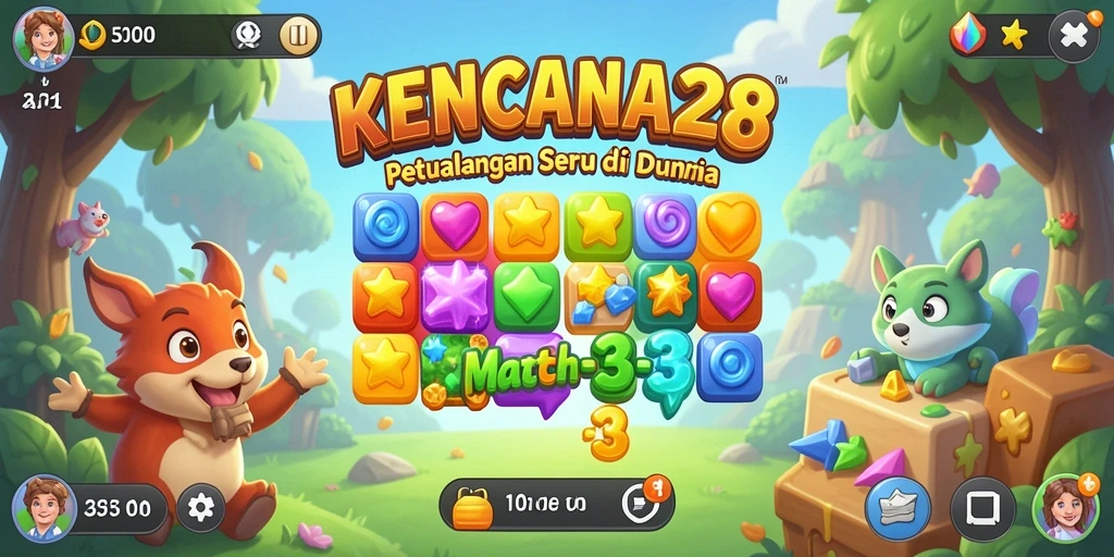 Gameplay KENCANA28 yang seru dalam genre Match-3.