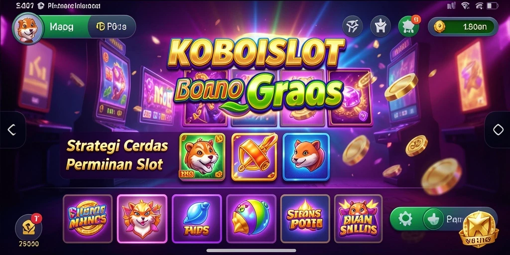 Screenshot gameplay KOBOISLOT menampilkan aksi slot yang menegangkan.