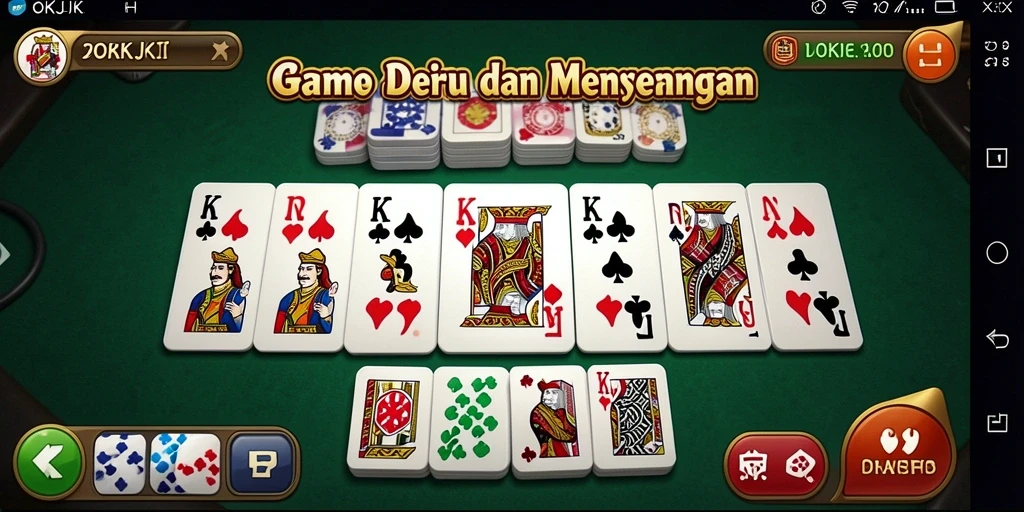 Screenshot dari gameplay seru OKJK yang menunjukkan strategi dan keseruan permainan.