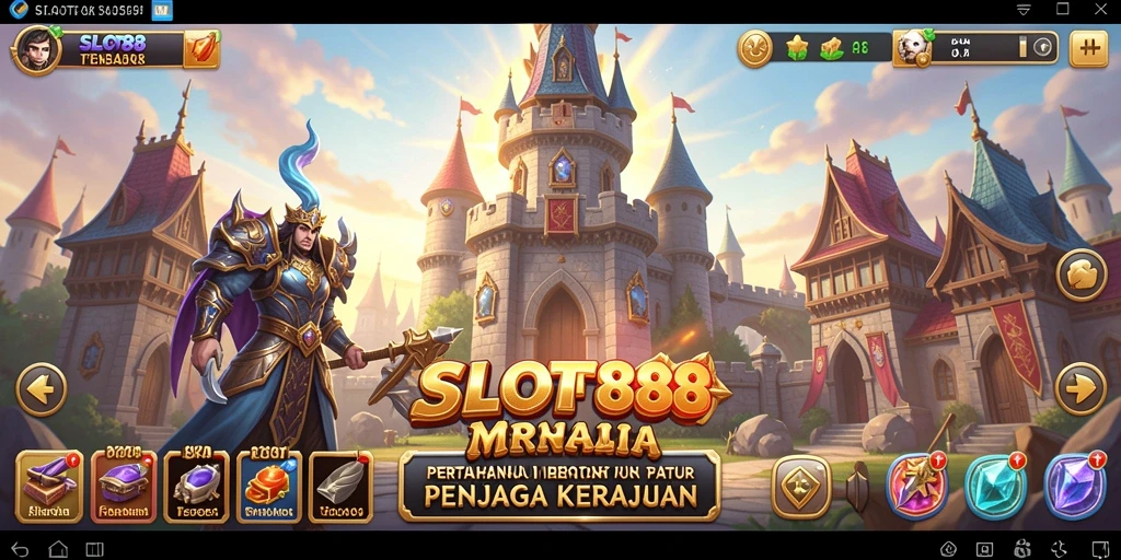 Screenshot utama SLOT88 menampilkan aksi dan strategi Tower Defense yang menarik.