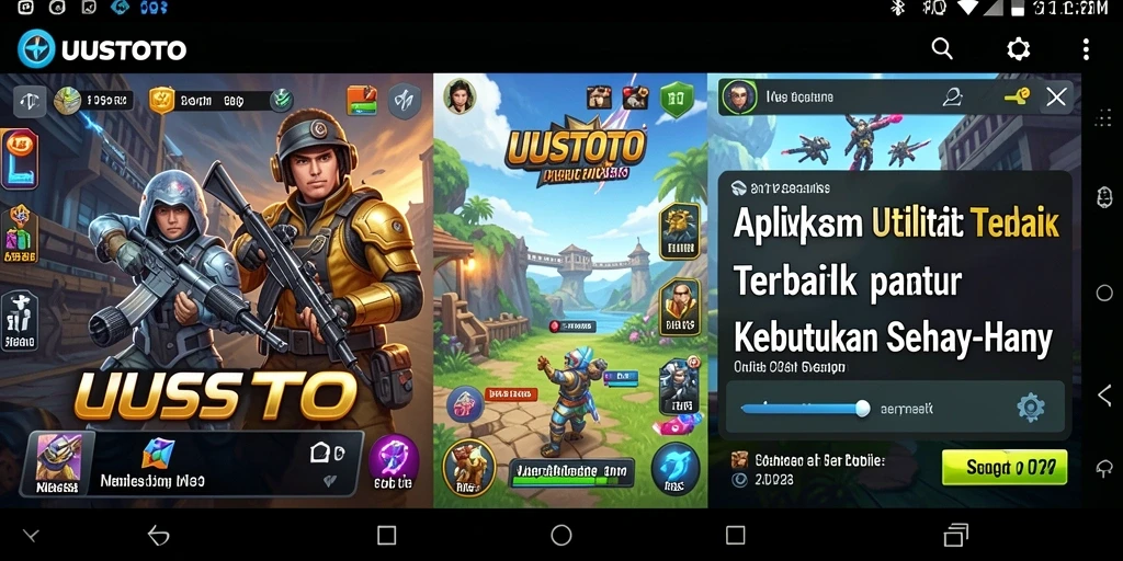 Tampilan antarmuka UUSTOTO yang intuitif dan berfungsi dengan baik.